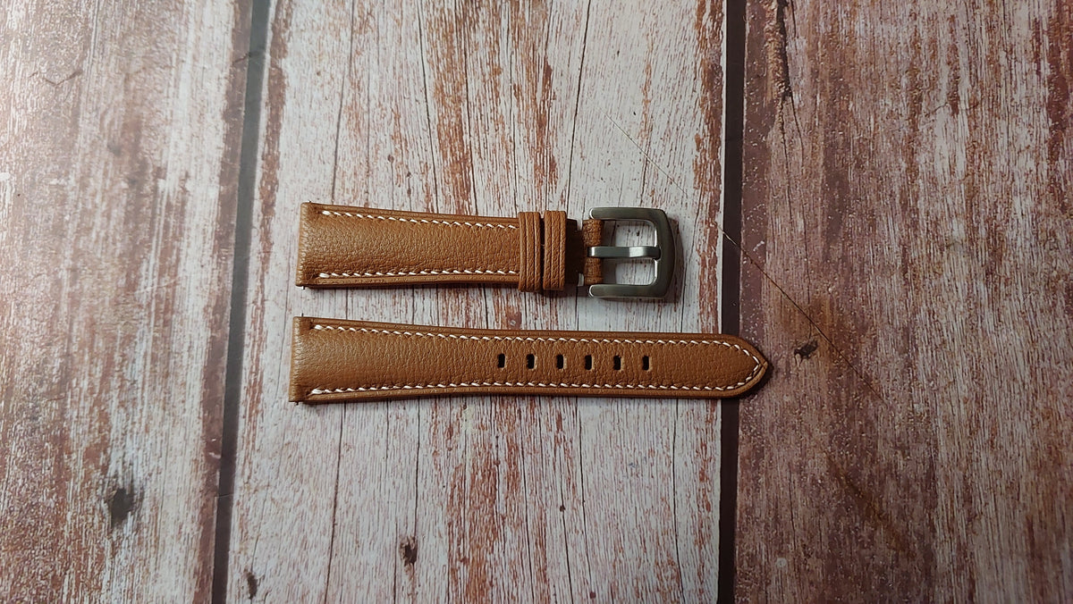 Brown Alran Goat Custom Leather Strap – VGreen