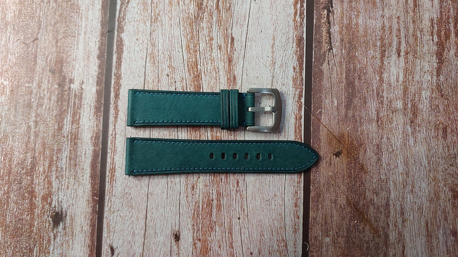 Turquoise Maya Custom Leather Strap