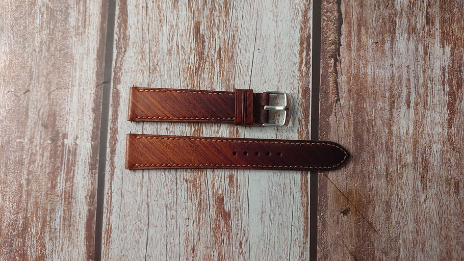 Style 1 Patina Custom Leather Strap For Jaeger LeCoultre Reverso Watch