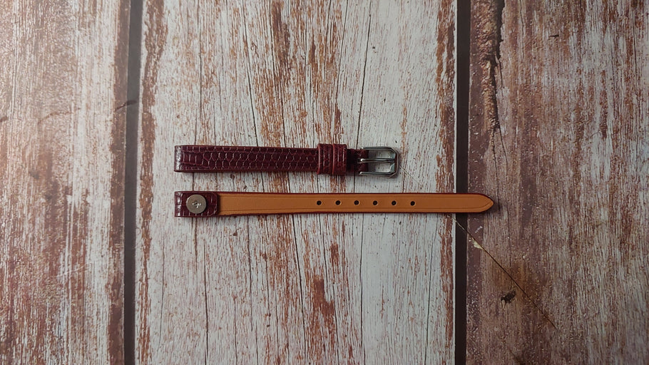 Red Lizard Leather Custom Open Ended Strap