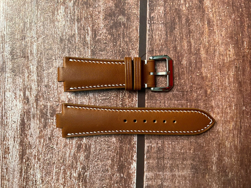 Custom Notched Straps - Corner Notched - Barenia for Wenger