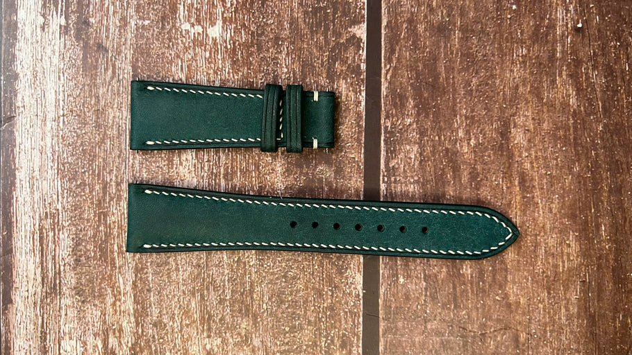 Maya Leather Watch Strap - Turquoise