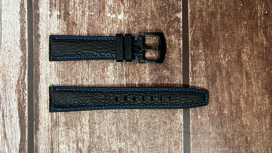 Shark Skin Watch Strap - Black