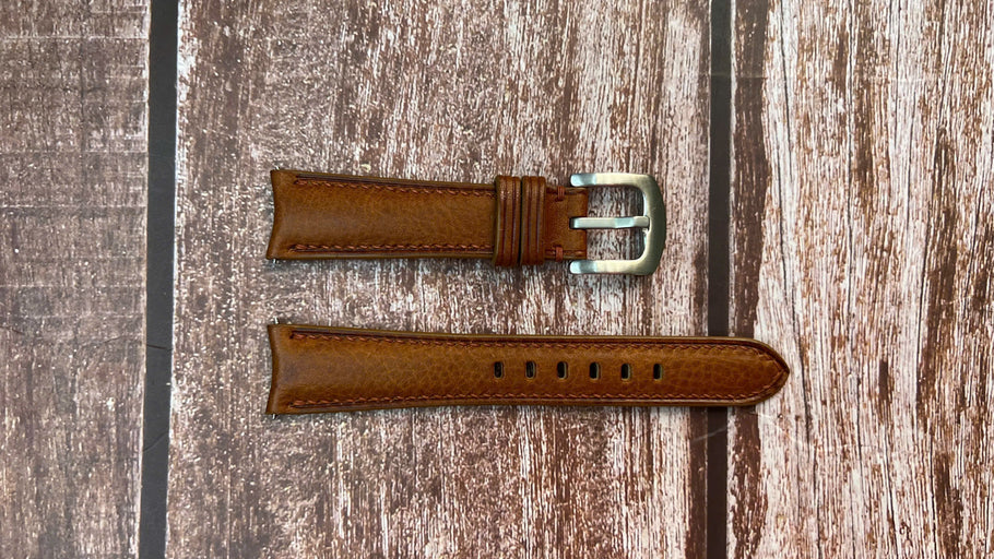 Custom Curved End Watch Straps for Bedaa Eclipse 37mm