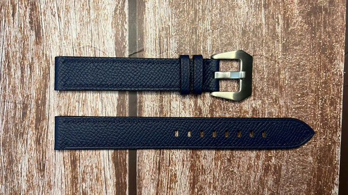 Epsom Leather Watch Strap - Navy For Womens Breitling Super Ocean