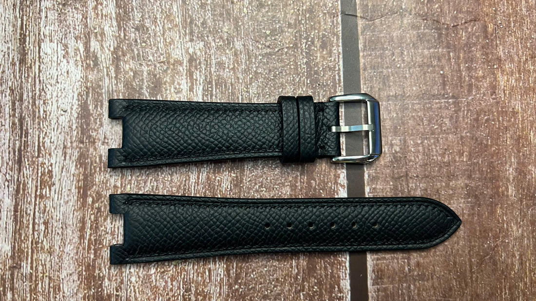 Custom Notched Straps - Center Notched For 42mm Tag Heuer Link Chronograph