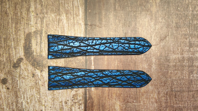 Shark Skin Watch Strap - Blue