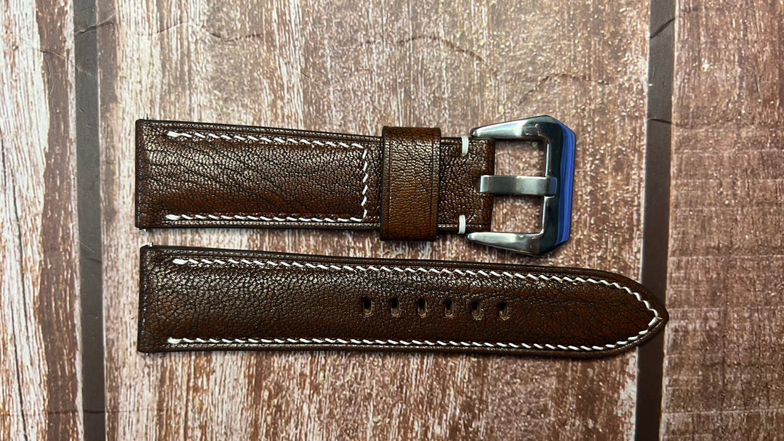 Alran Patnat Goat Leather Watch Strap - Patchouli