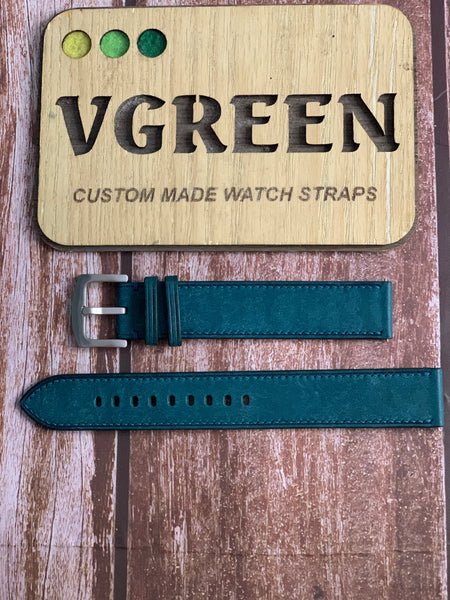 Maya Leather Watch Strap - Turquoise For Citizen Watch