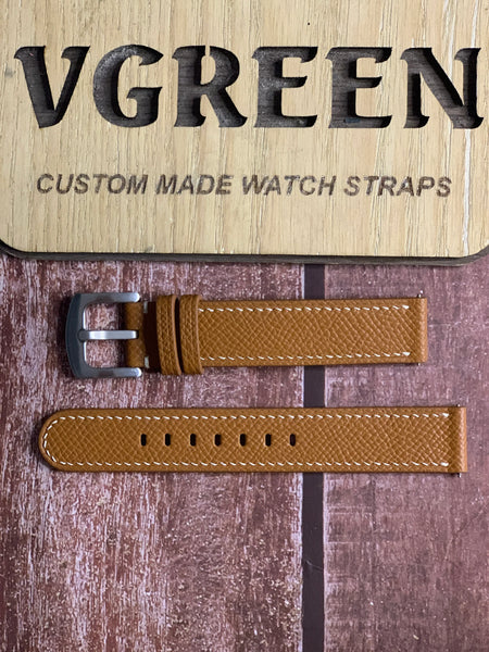 Epsom Leather Watch Strap - Tan