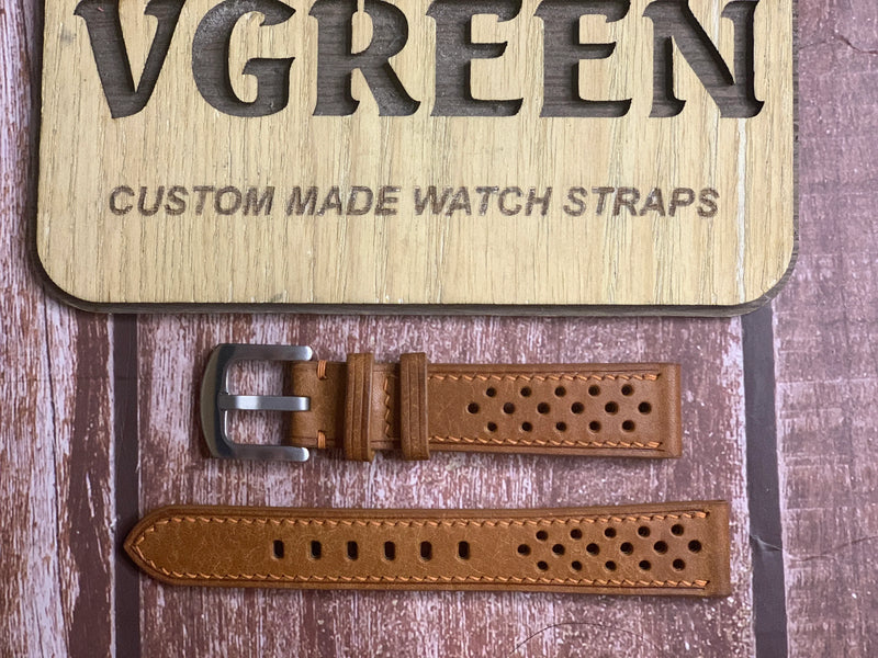 Maya Leather Watch Strap - Whisky