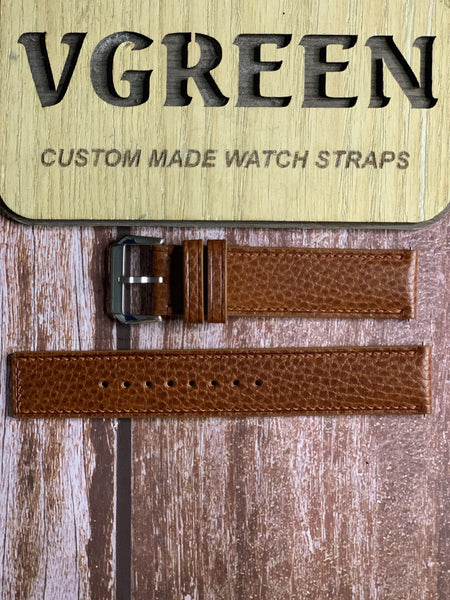 Dollaro Leather Watch Strap - Whisky