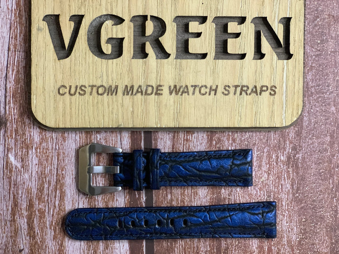 Shark Skin Watch Strap - Blue