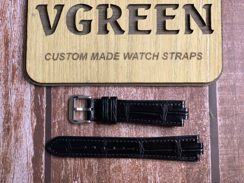 Custom Notched Straps - Corner Notched For Omega Seamaster 200 1988 year model