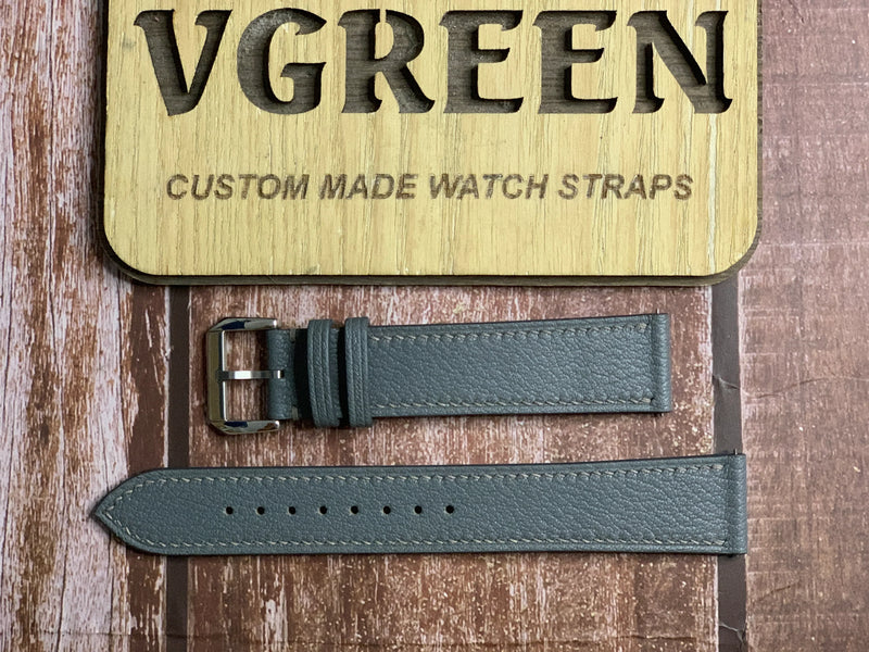 Alran Goat Leather Watch Strap - Gray