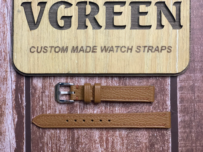 Alran Goat Leather Watch Strap - Brown For Women’s Wenger