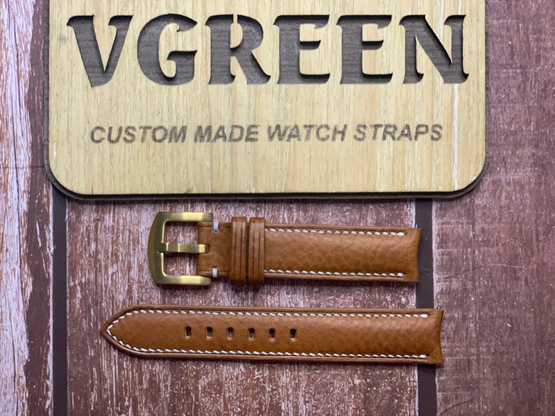 Custom Curved End Watch Straps For TAG Heuer S/el S35.006M