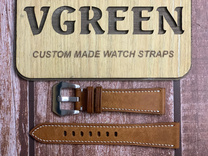 Maya Leather Watch Strap - Whisky FOR KRONABY APEX WRIST WATCH