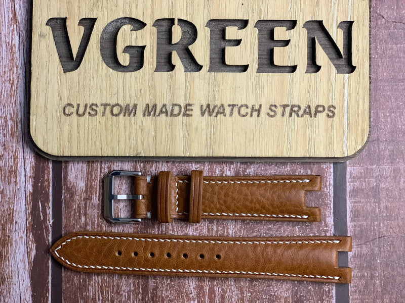 Custom Notched Straps - Center Notched for stauer 42 mm