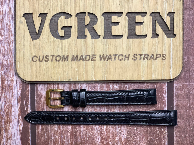 Custom Open Ended Straps for 1920s tonneau shape watch