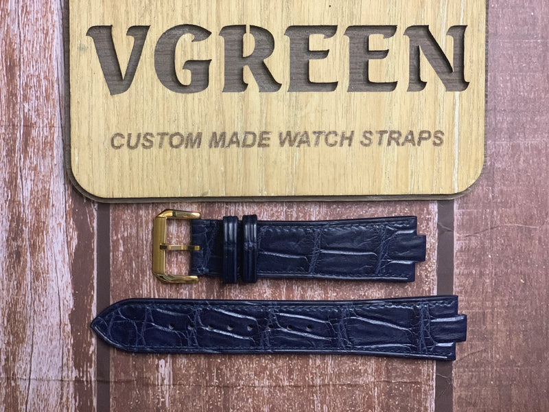 Custom Notched Straps - Corner Notched for Omega Geneve 1970