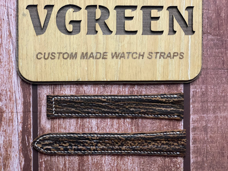 Custom shark skin strap For Omega