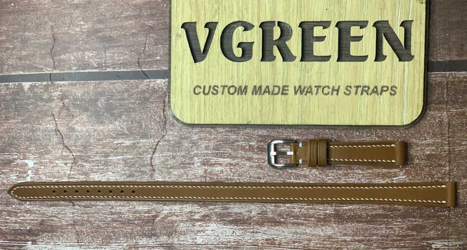 Custom Double Tour Straps for Hermes watch