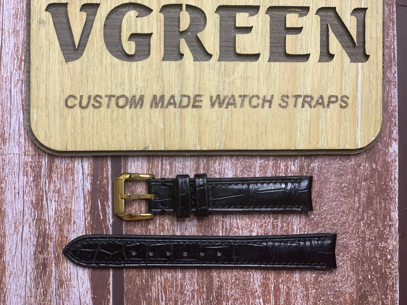 Custom Curved End Watch Straps for Movado 39 mm watch