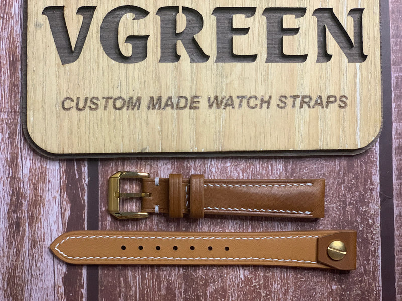 Custom Open Ended Straps for Tudor little crown vintage watch.