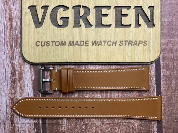 Barenia Leather Watch Strap - Brown for a luminox series 1800 watch