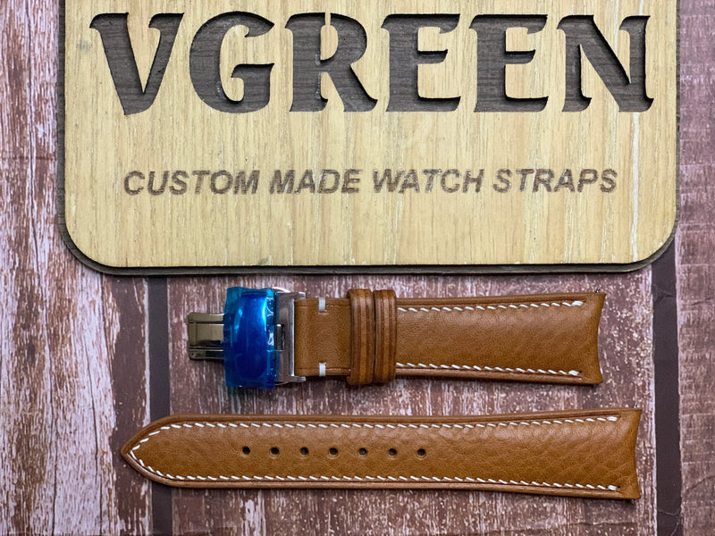 Custom Curved End Watch Straps for Breitling Premier b01 AB0118A61C1A1