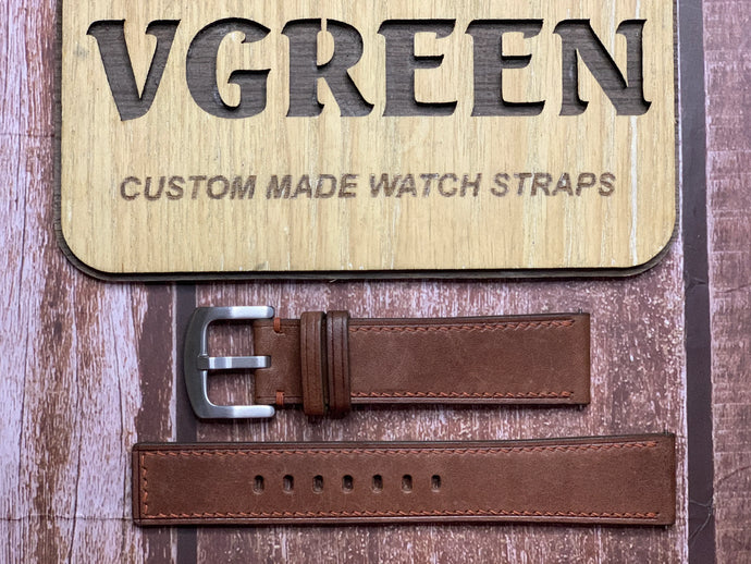 Maya Leather Watch Strap - T Moro For Oris Propilot Worldtimer