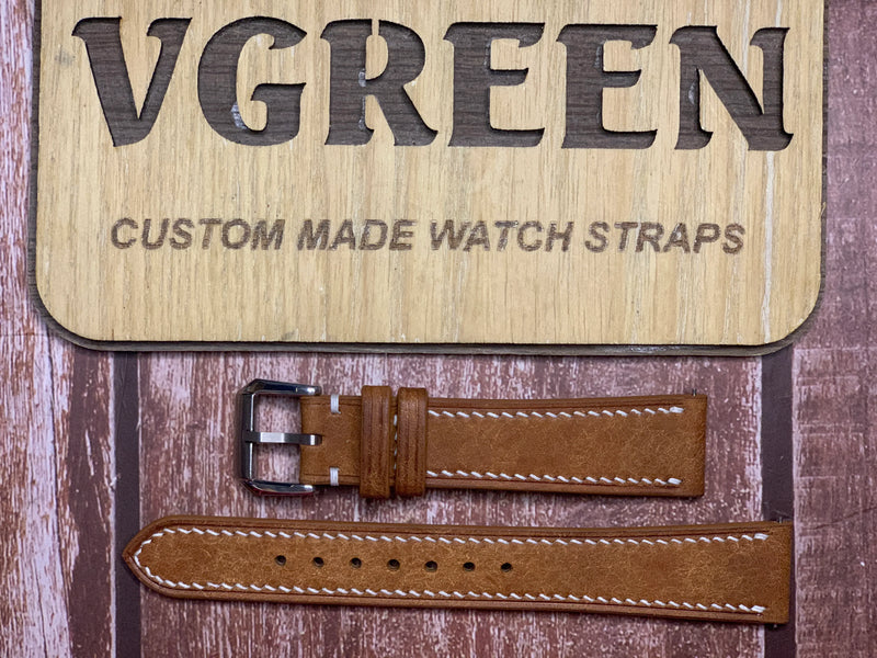 Maya Leather Watch Strap - Whisky for Oris