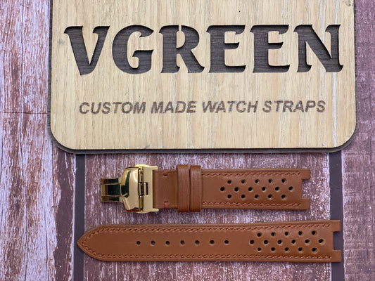 Custom Notched Straps - Center Notched for Tag Heuer