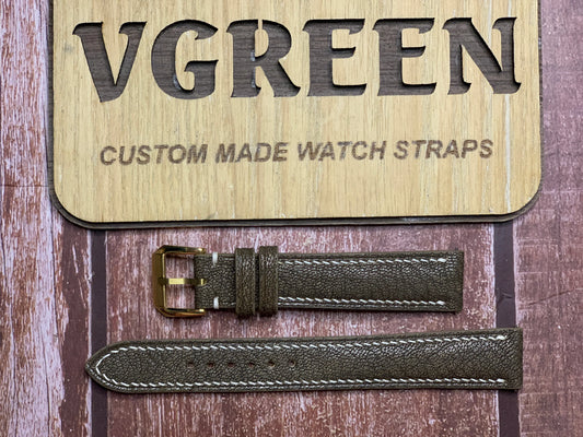 Alran Patnat Goat Leather Watch Strap - Fossil For vintage Seiko Champion Alpinist