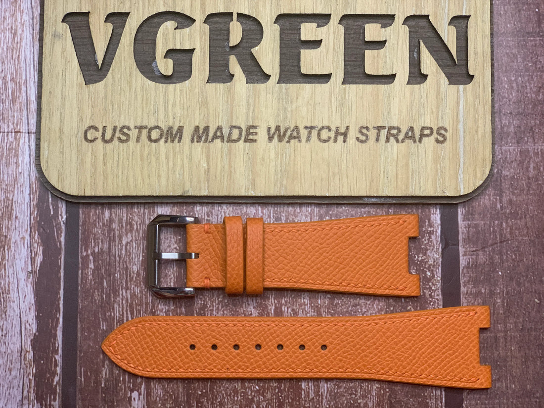 Custom Notched Straps - Center Notched for Citizen JY8147-01X