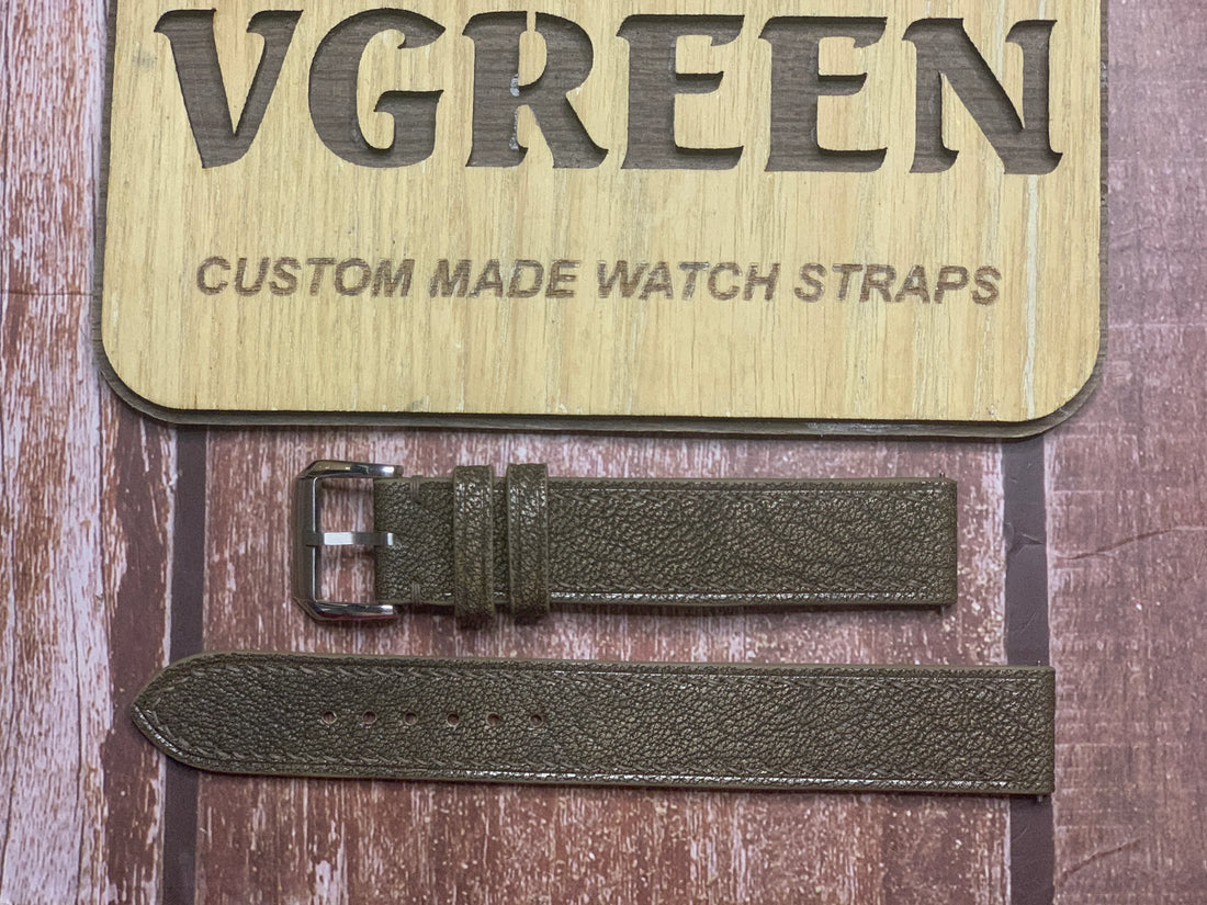 Alran Patnat Goat Leather Watch Strap - Fossil for Studeo Underdog Pink Lemonade
