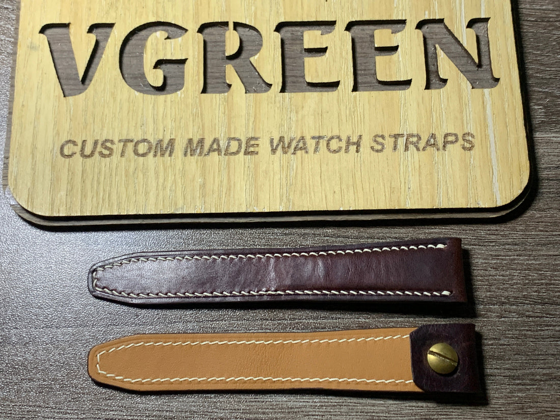 Dark brown Badalassi Wax open-ended watch strap for Hamilton Khaki 36mm H69399930