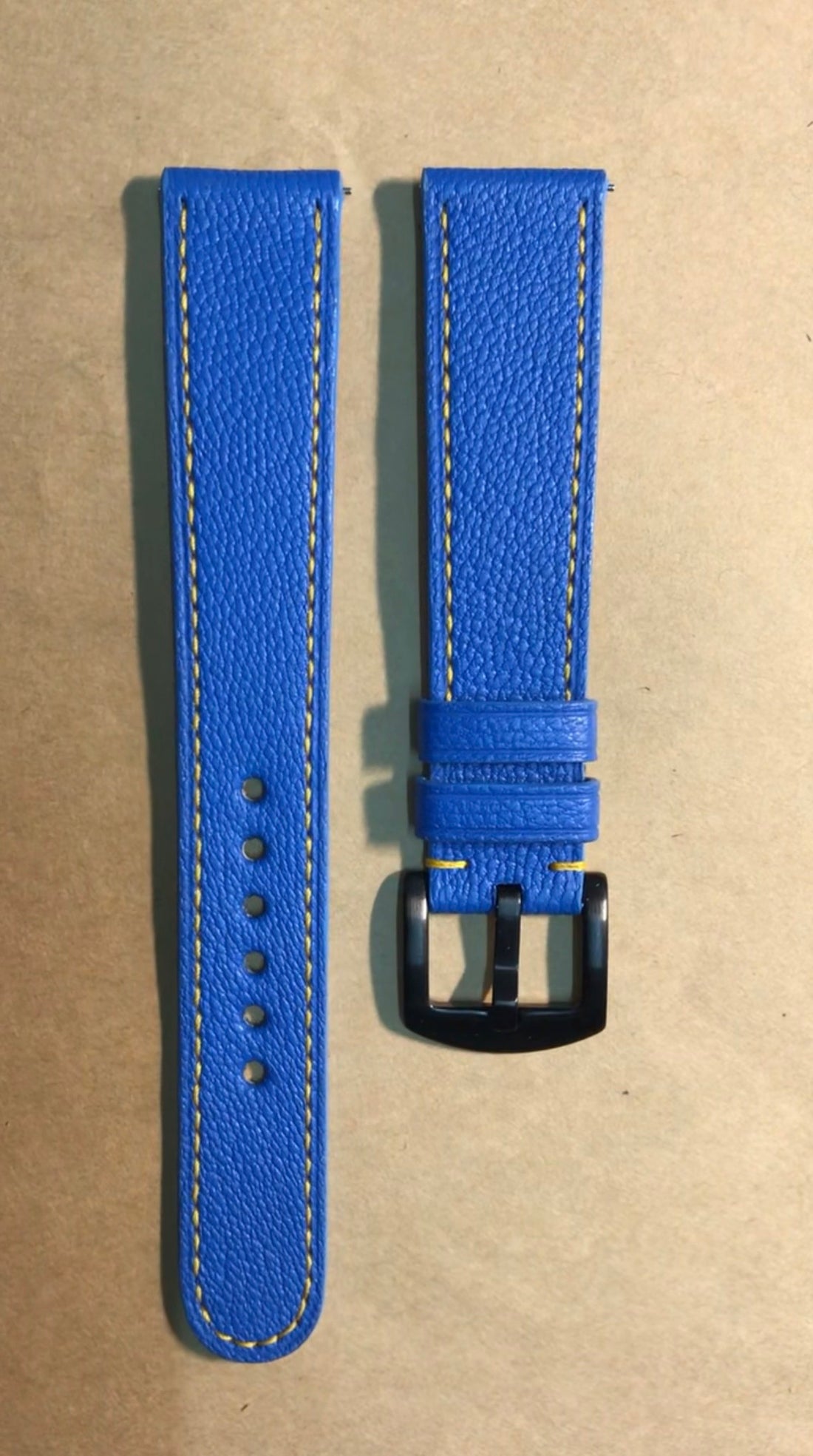 Chevre "Caviar" Goat Leather Custom Strap For Samsung Galaxy Watch 4 (40mm)