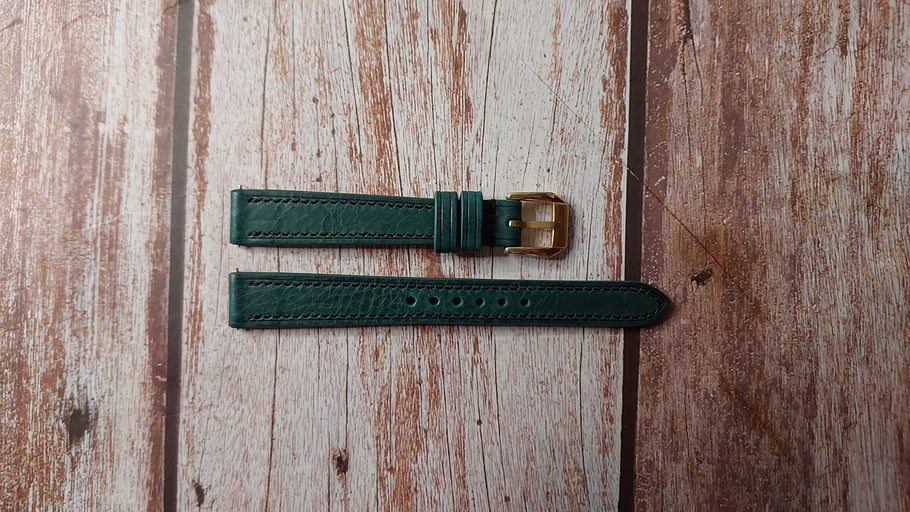 Teal Badalassi Wax Custom Leather Strap