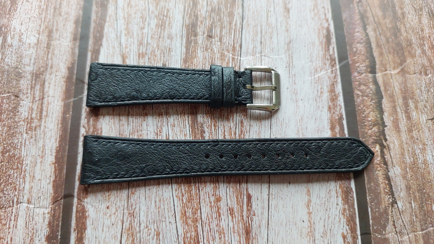 Ostrich Leather Watch Straps