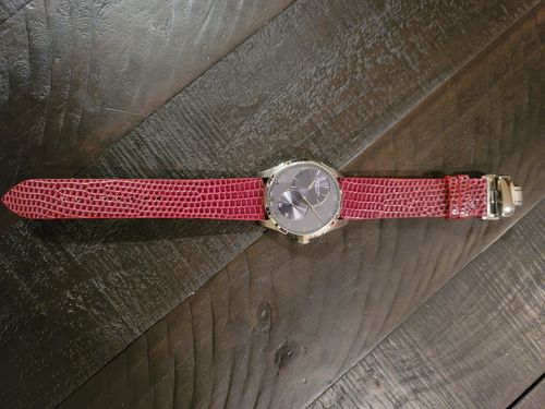 Authentic Hamilton watch with a VGreen strap and original folding clasp