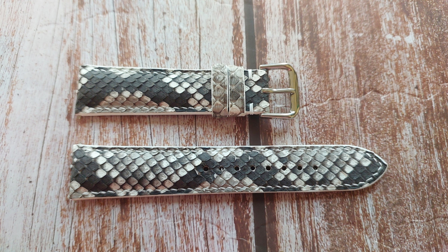 Snake Skin Leather Watch Straps
