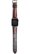 Load image into Gallery viewer, Crocodile Leather Watch Strap – Oxblood Brown
