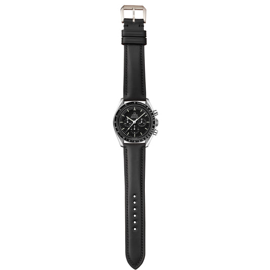 Buttero Leather Watch Strap - Black