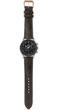 Load image into Gallery viewer, Ostrich Leg Leather Watch Strap - Dark Gray
