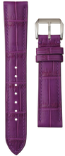 Load image into Gallery viewer, Crocodile Leather Watch Strap - Purple
