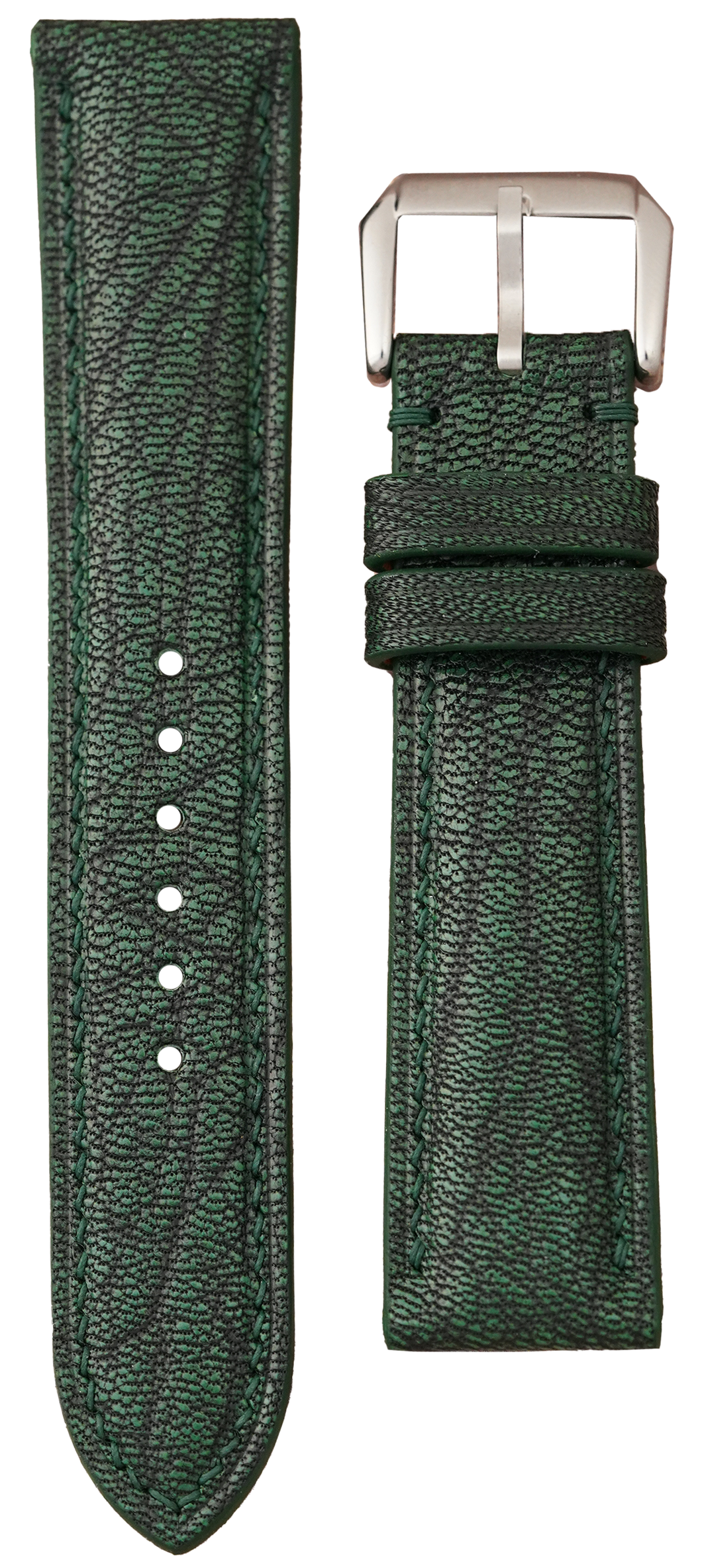 Alran Patnat Goat Leather Watch Strap - Basil