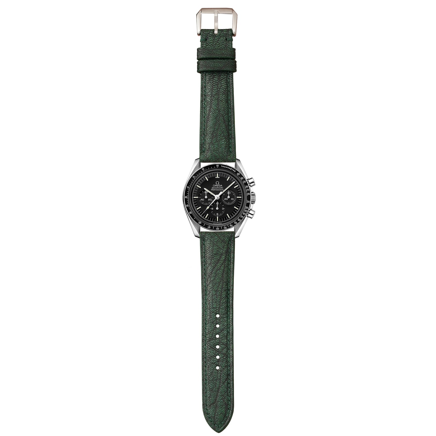 Alran Patnat Goat Leather Watch Strap - Basil