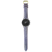 Load image into Gallery viewer, Stingray Leather Watch Strap - Purple
